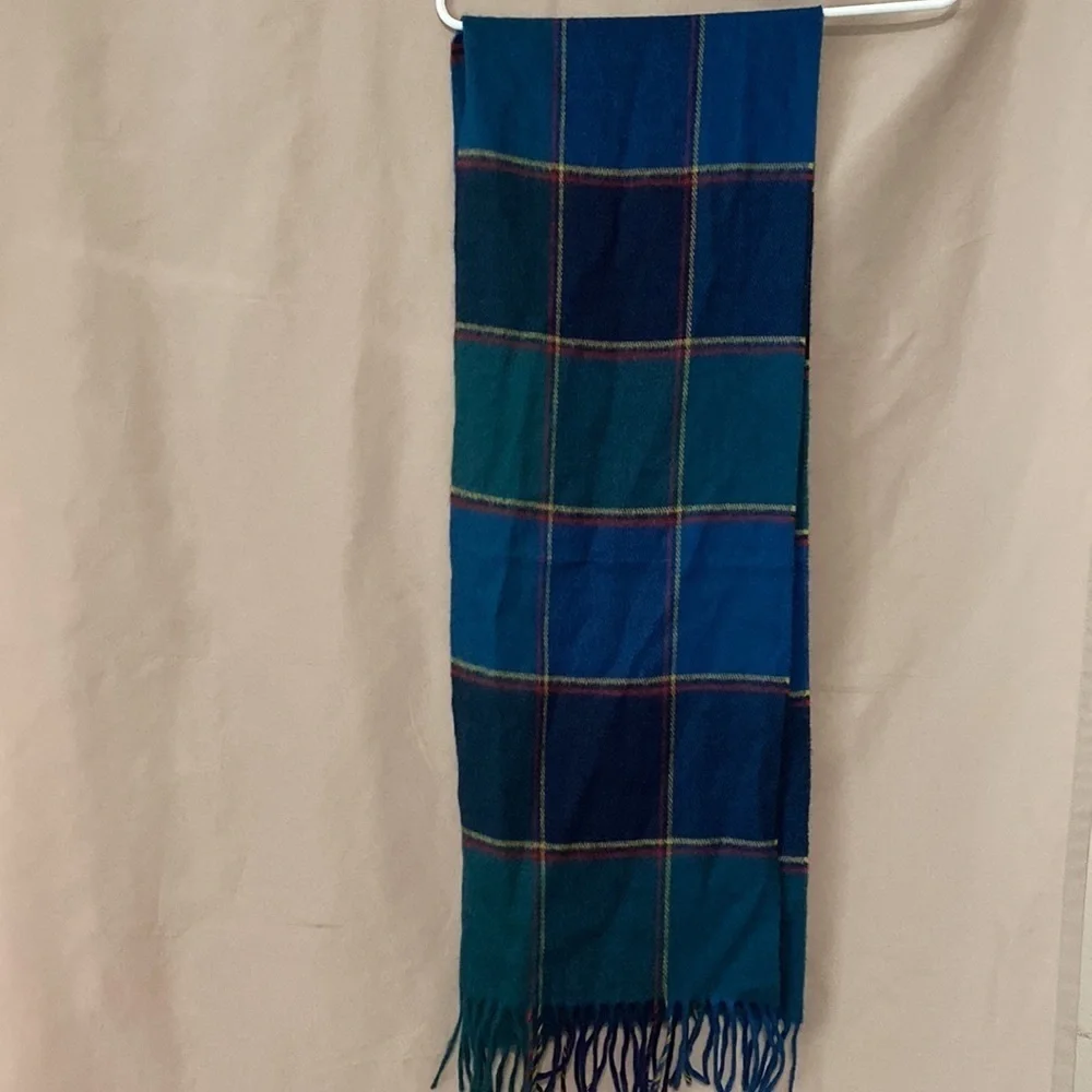 Acrylic Plaid Scarf